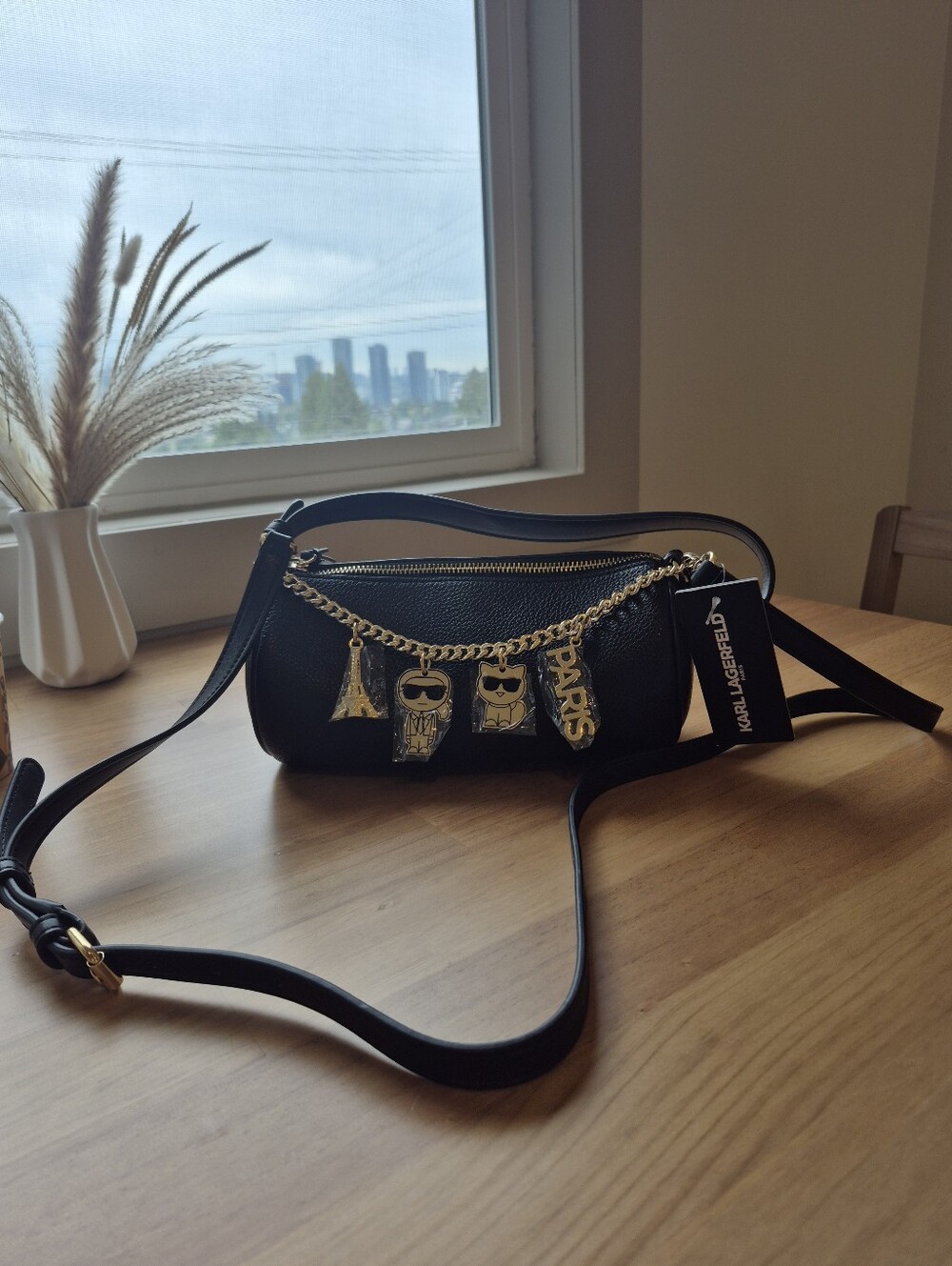 Karl Lagerfeld Hadlee Chain Shoulder Bag